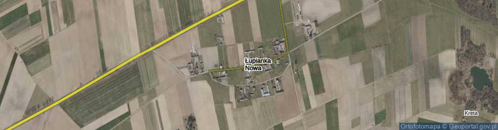 Zdjęcie satelitarne Łupianka Nowa ul.